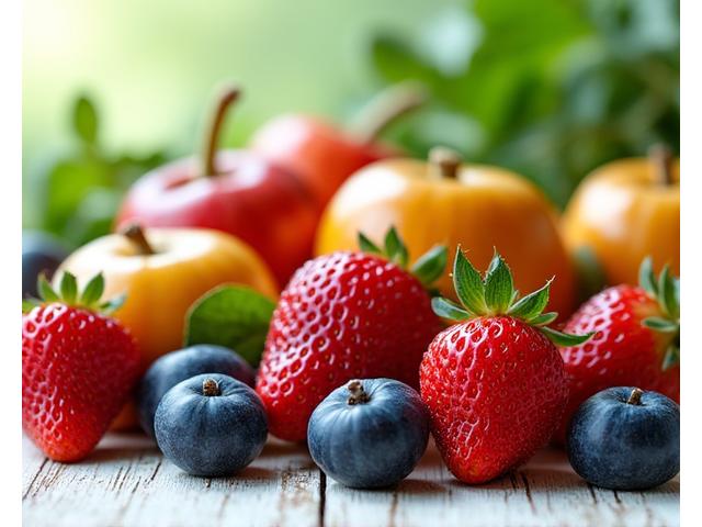 Fruits de saison frais et colorés pour des créations culinaires éphémères
